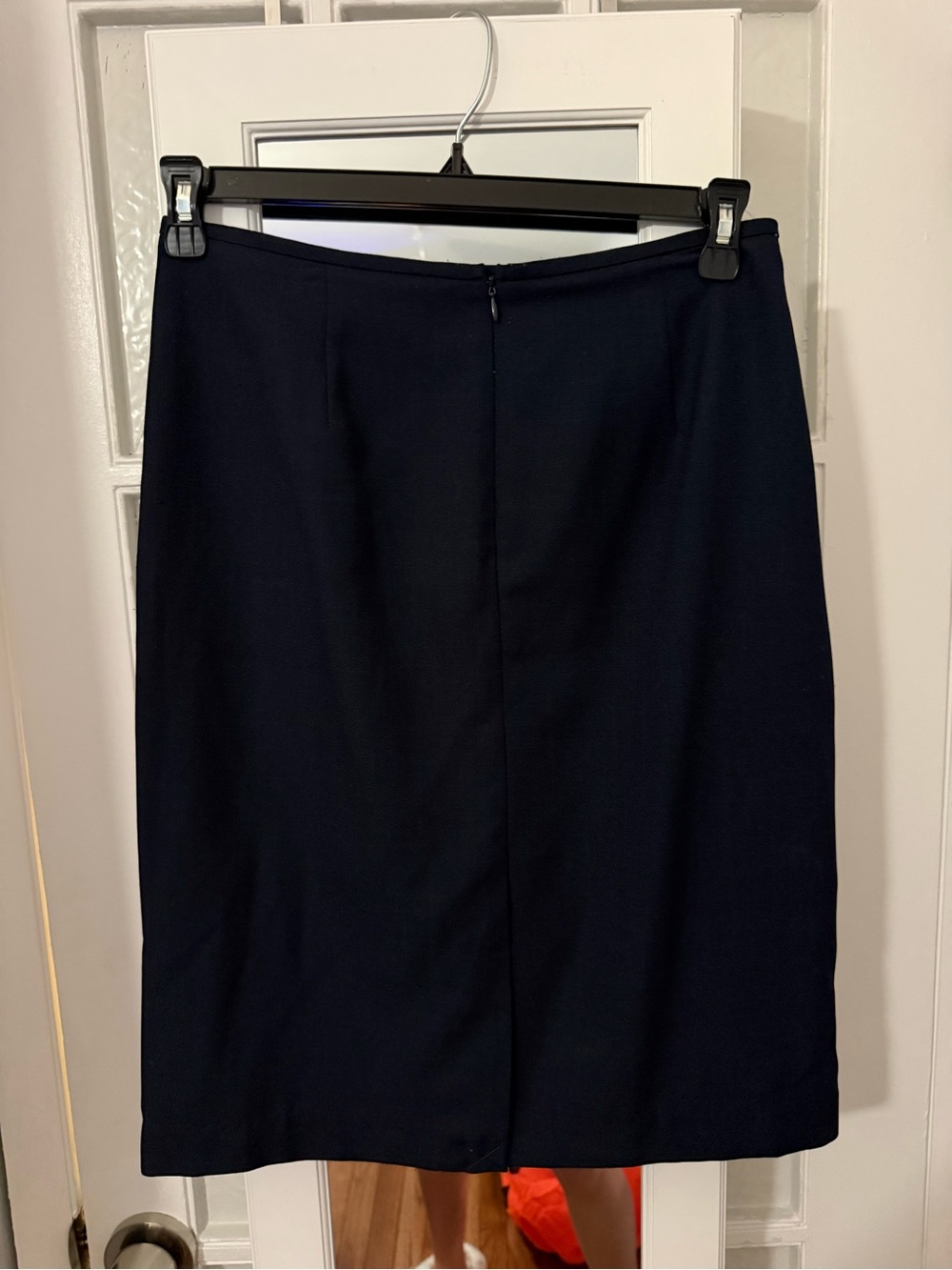 Classic Navy Pencil Skirt - Women